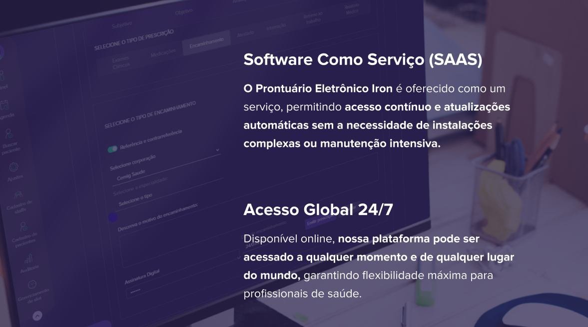 Software como Serviço com acesso global 24 horas